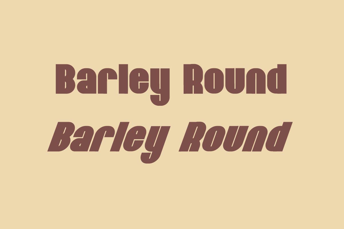 Barley Round Font preview image 5