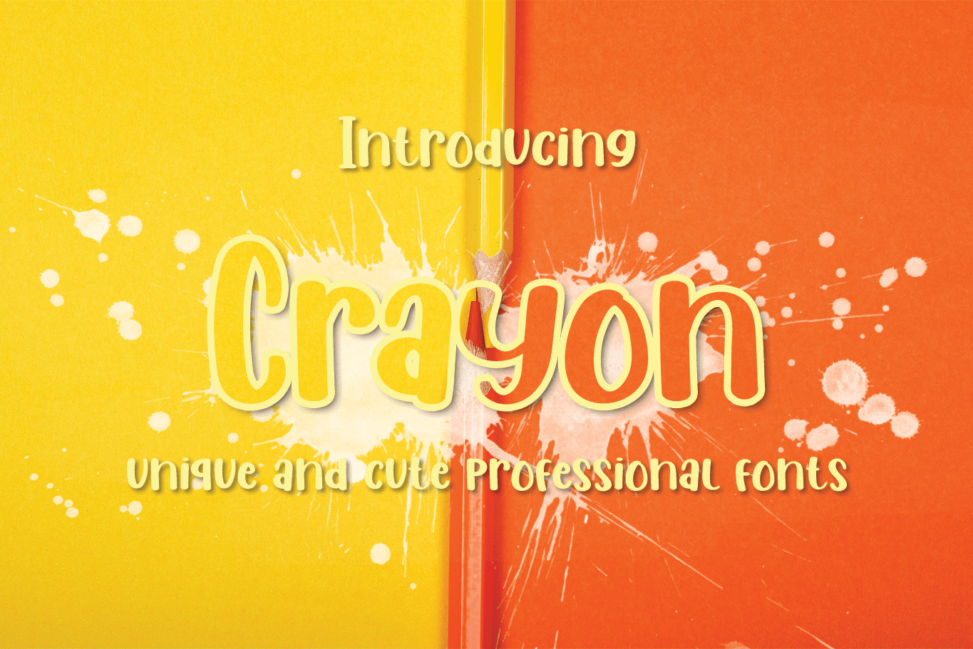 Crayon Display Font