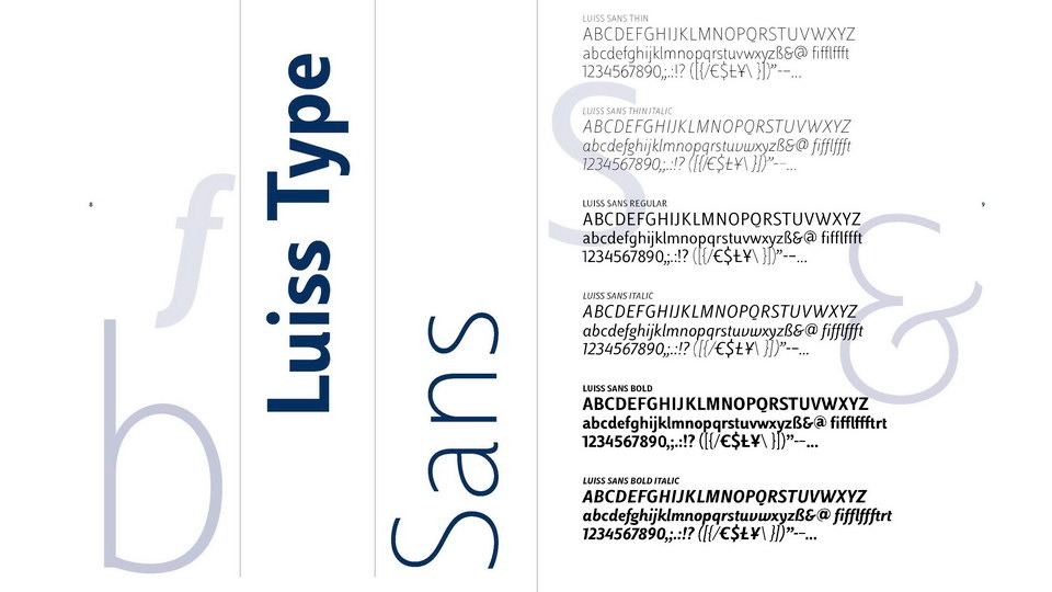 Luiss Font preview image 3