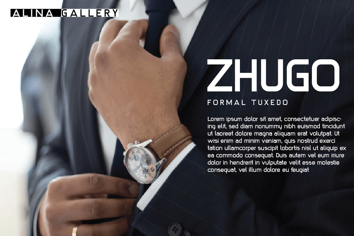 MEZAQUE Font preview image 2
