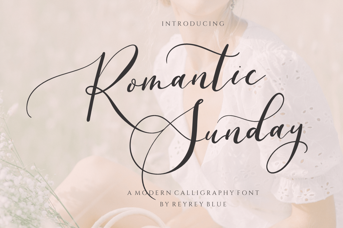 Romantic Sunday Calligraphy Font