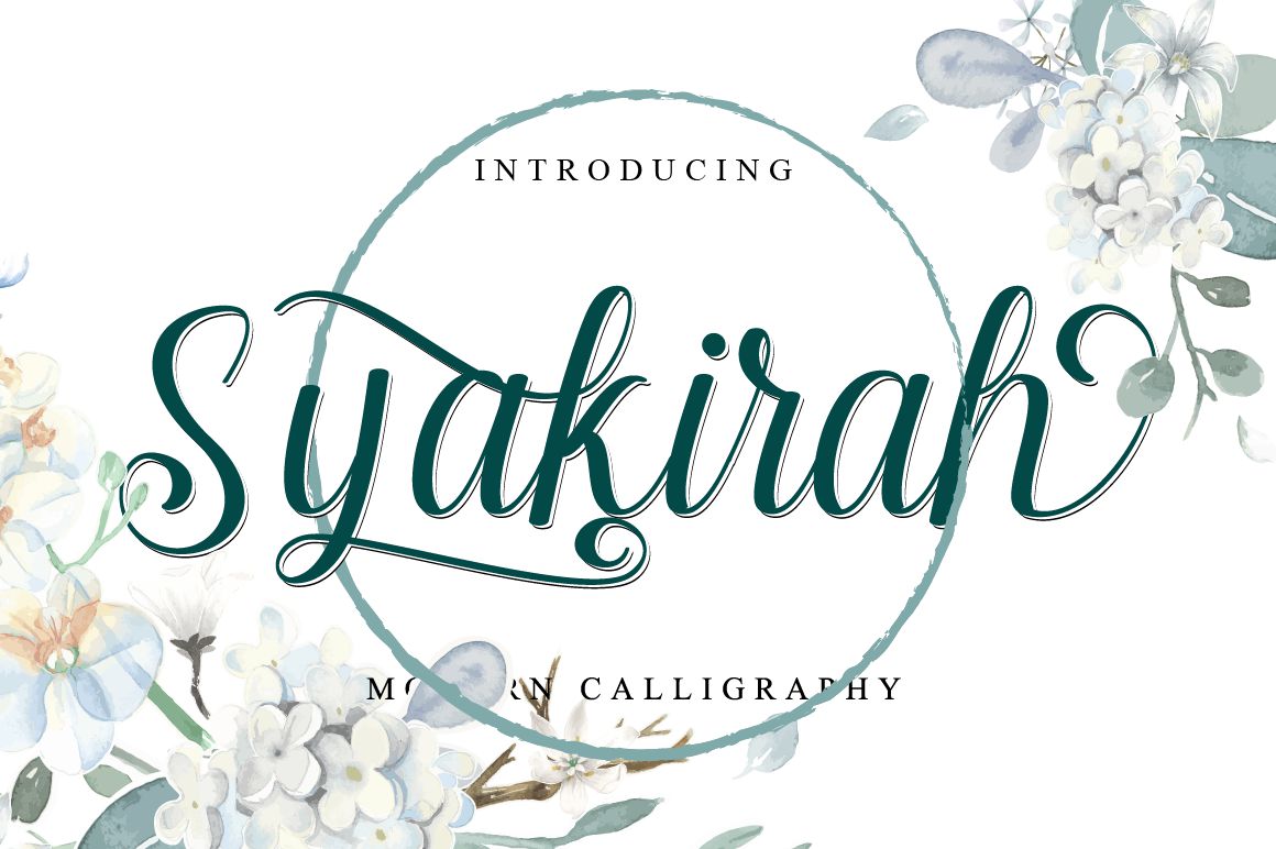 Syakirah Calligraphy Font