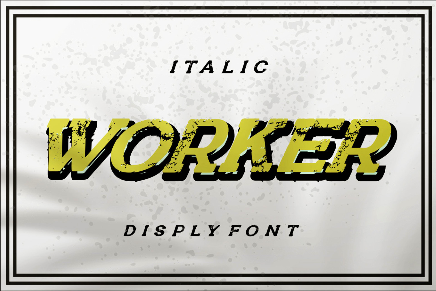Worker Font preview image 2