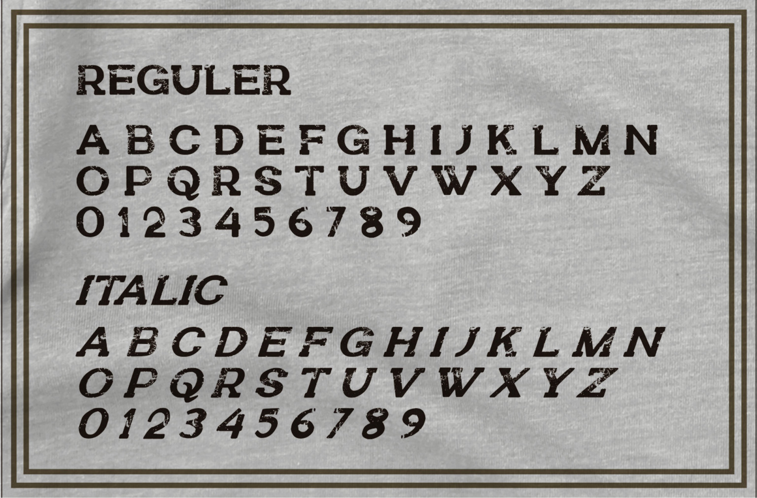 Worker Font preview image 3