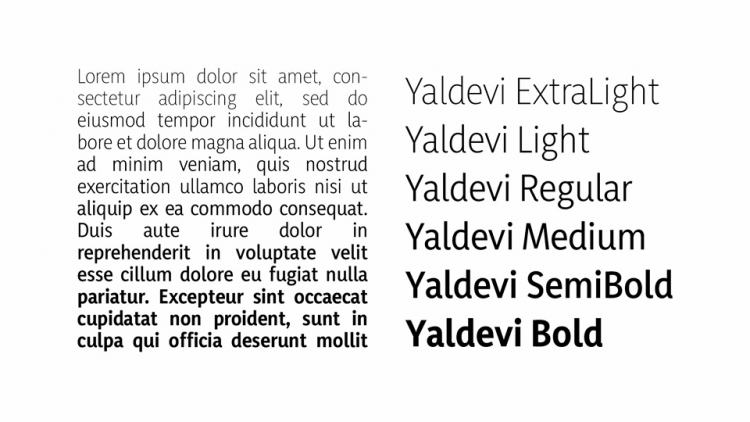 Yaldevi Font preview image 2