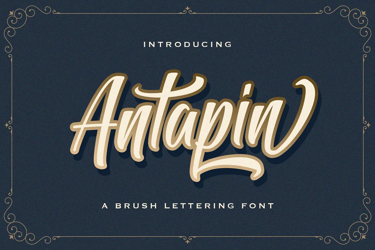 Antapin Script Font