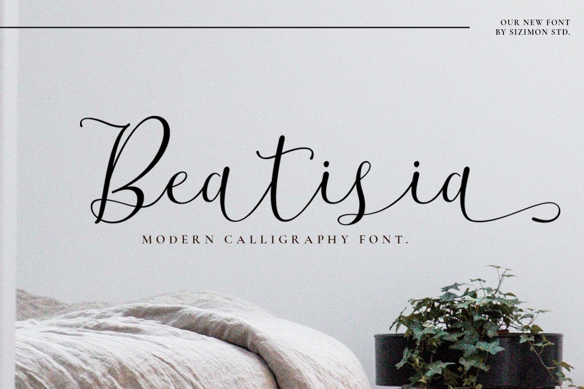 Beatisia Calligraphy Font