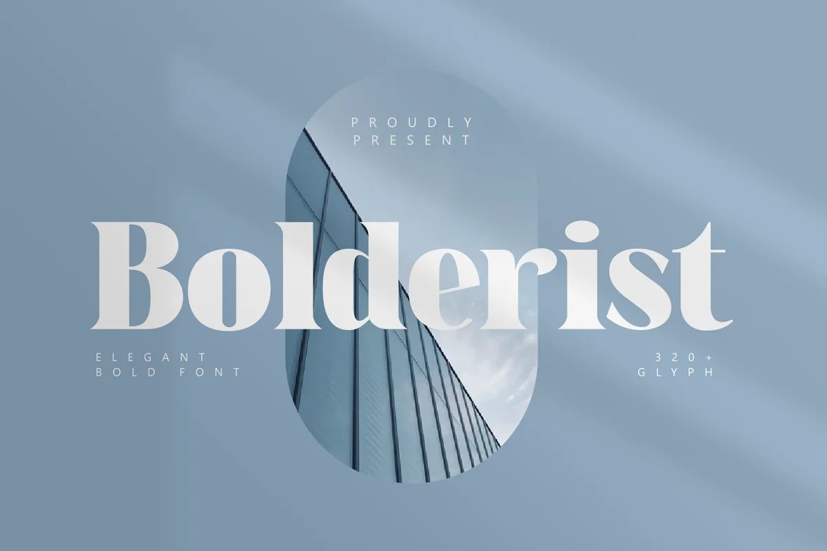 Bolderist Serif Font