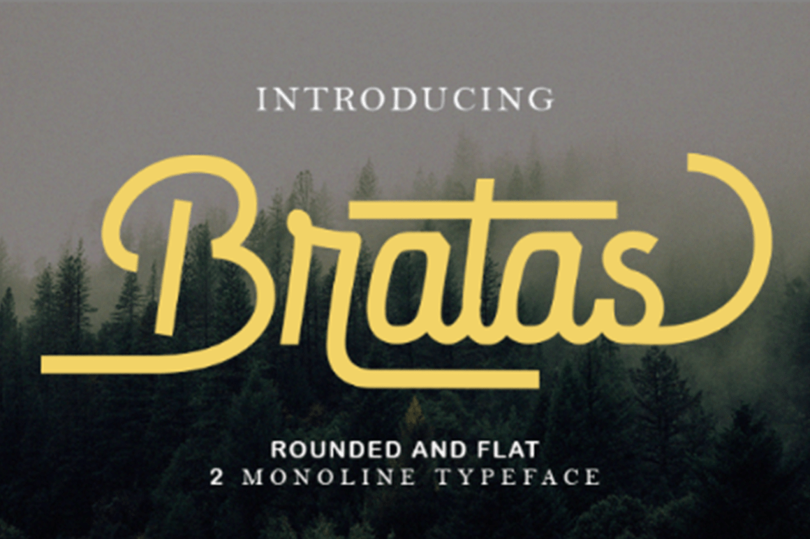 Bratas Script Font
