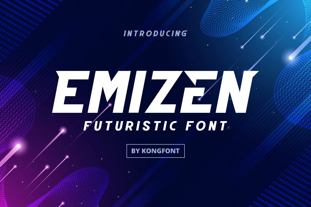 Emizen Display Font