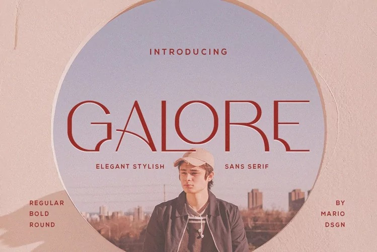 Galore Sans Serif Font