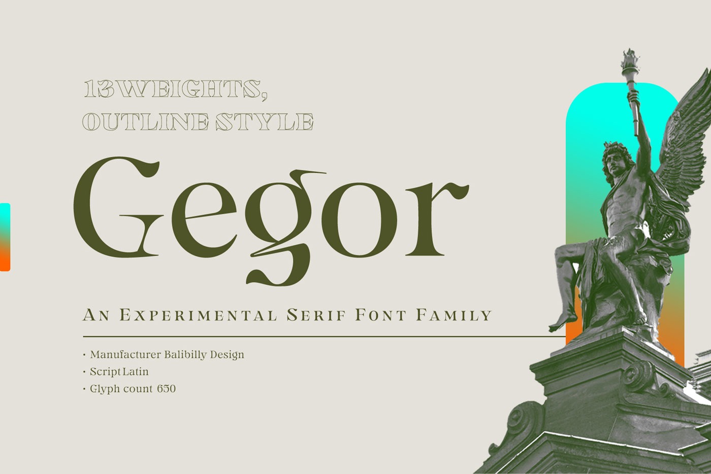 Gegor Serif Font