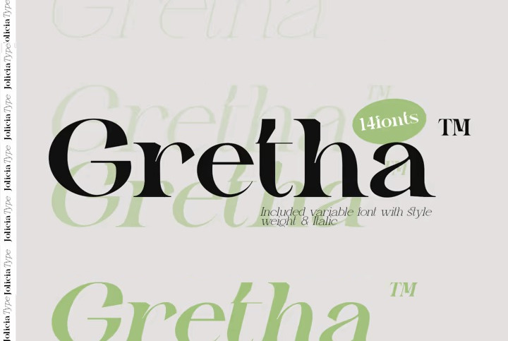 Gretha Serif Font