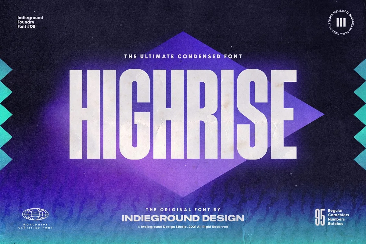 Highrise Sans Serif Font