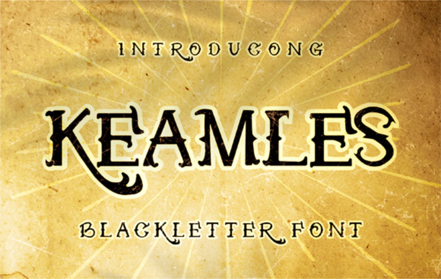 Keamles Blackletter Font