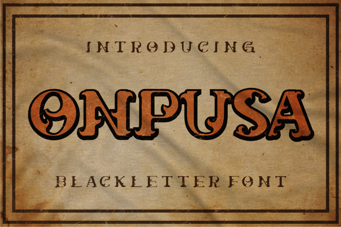 Onpusa Display Font