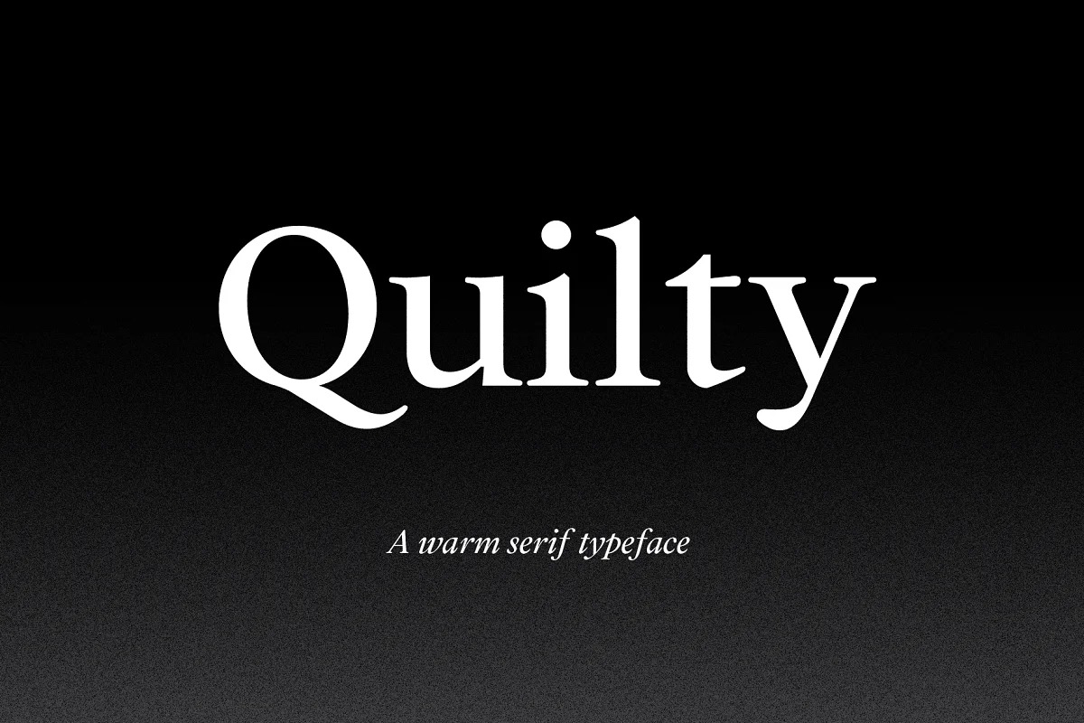 Quilty Serif Font