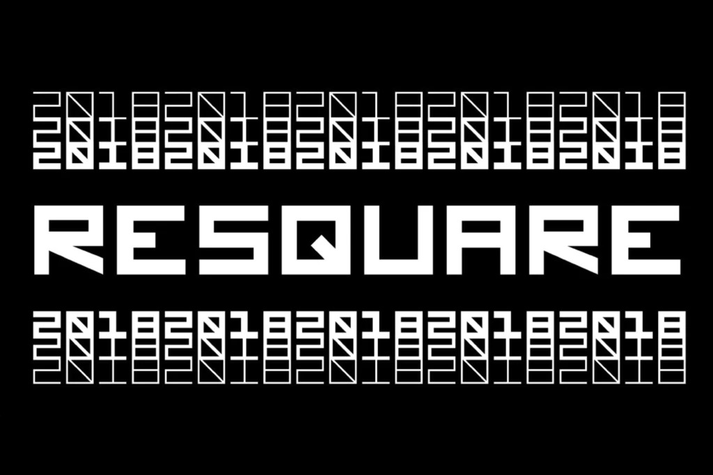 Resquare Display Font