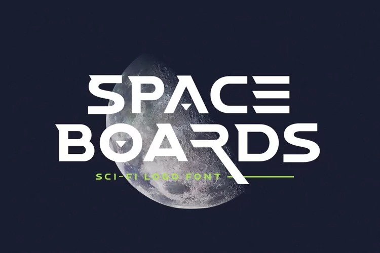 Space Boards Display Font