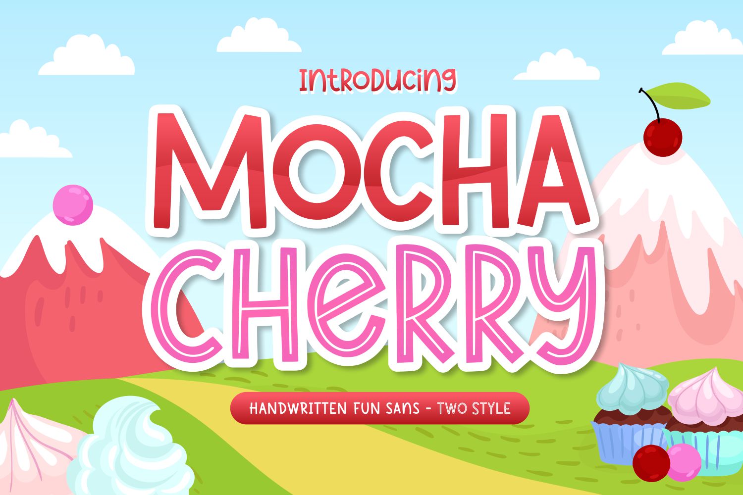 Mocha Cherry Display Font