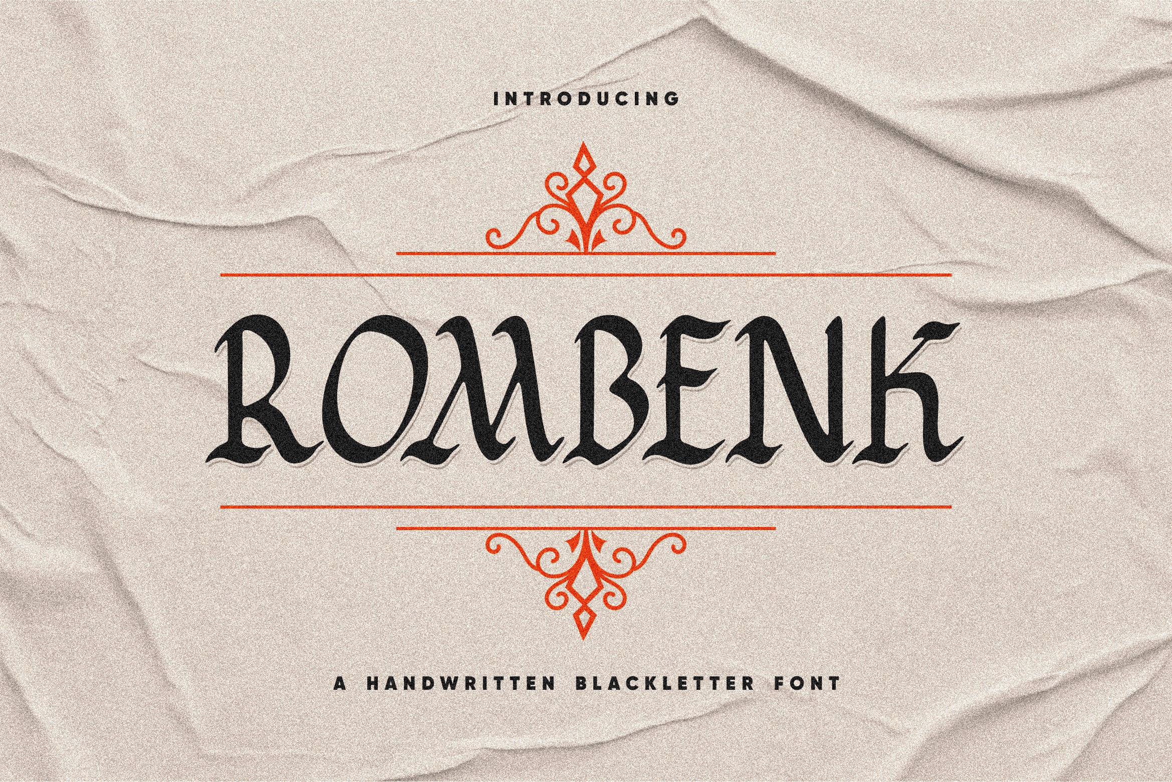 Rombenk Blackletter Font
