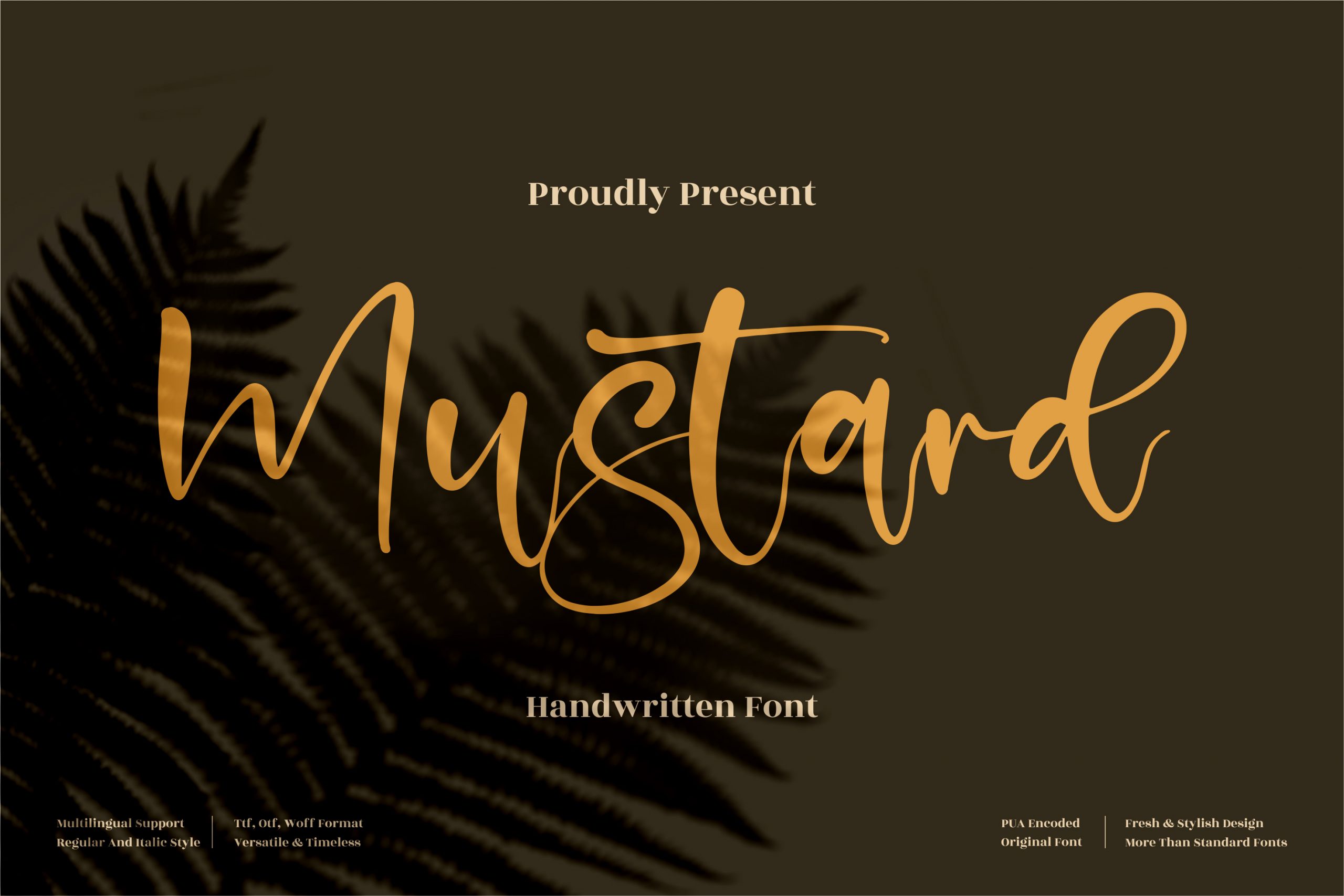 Mustard Script Font