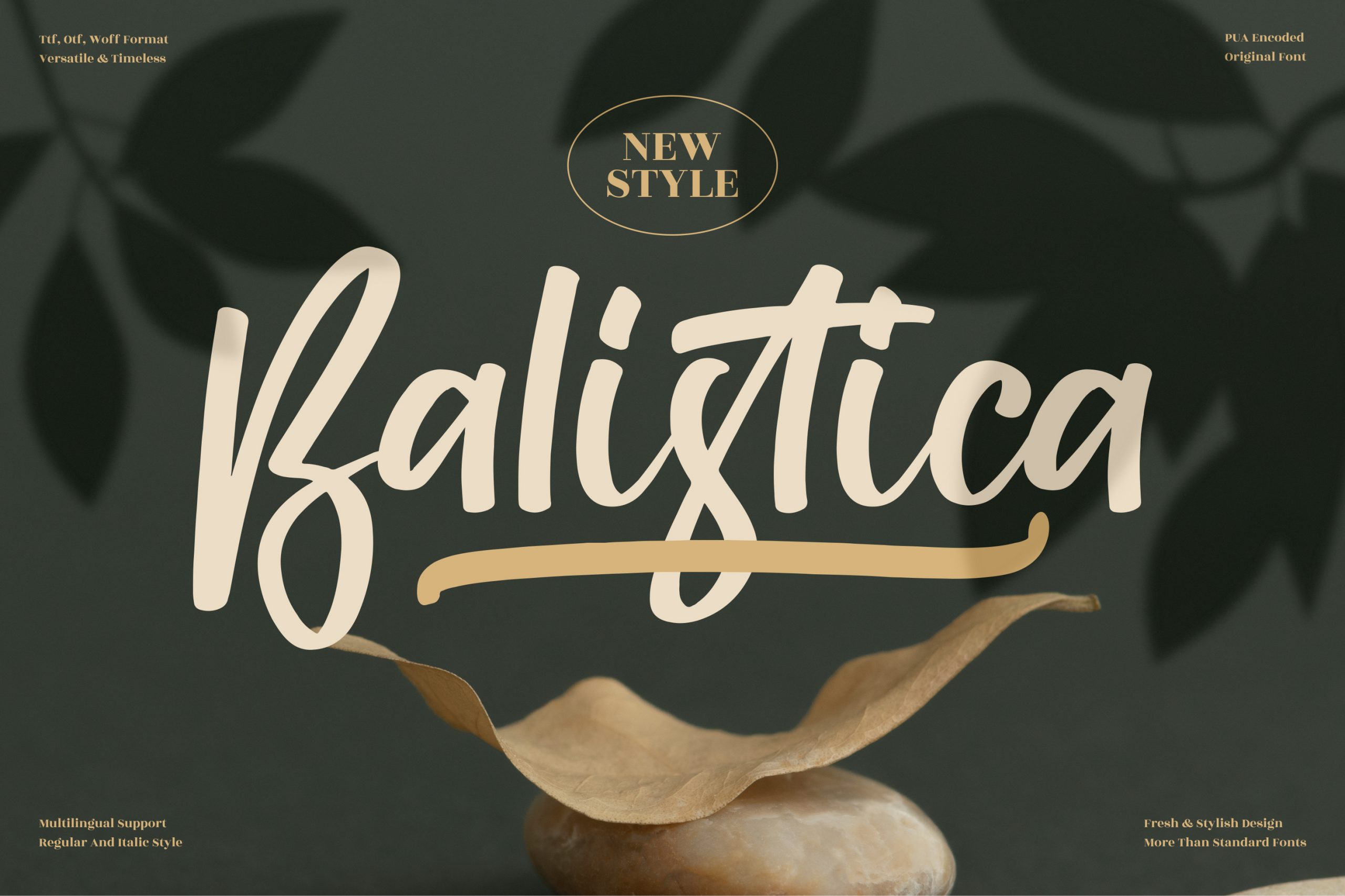 Balistica Script Font