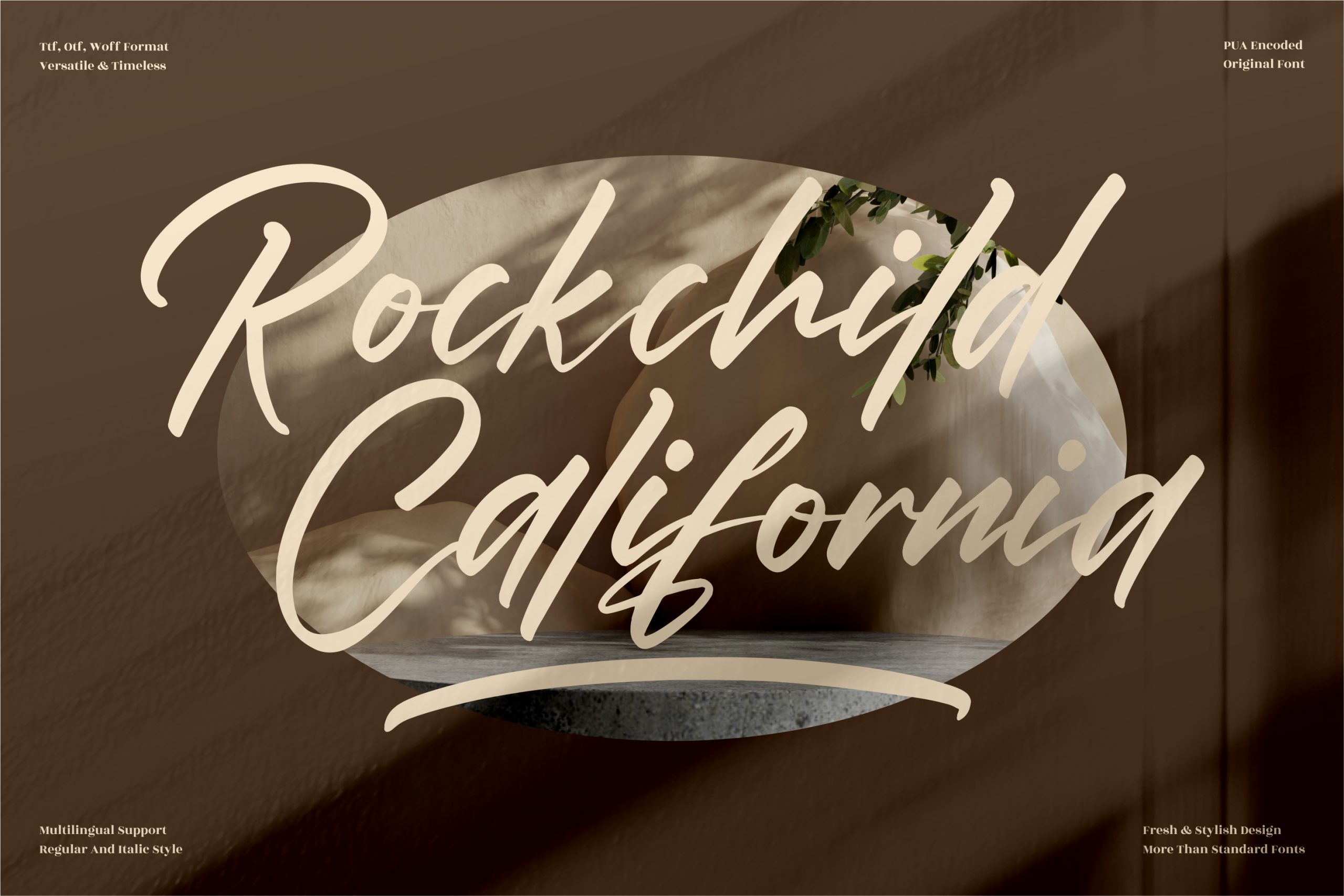 Rockchild California Script Font