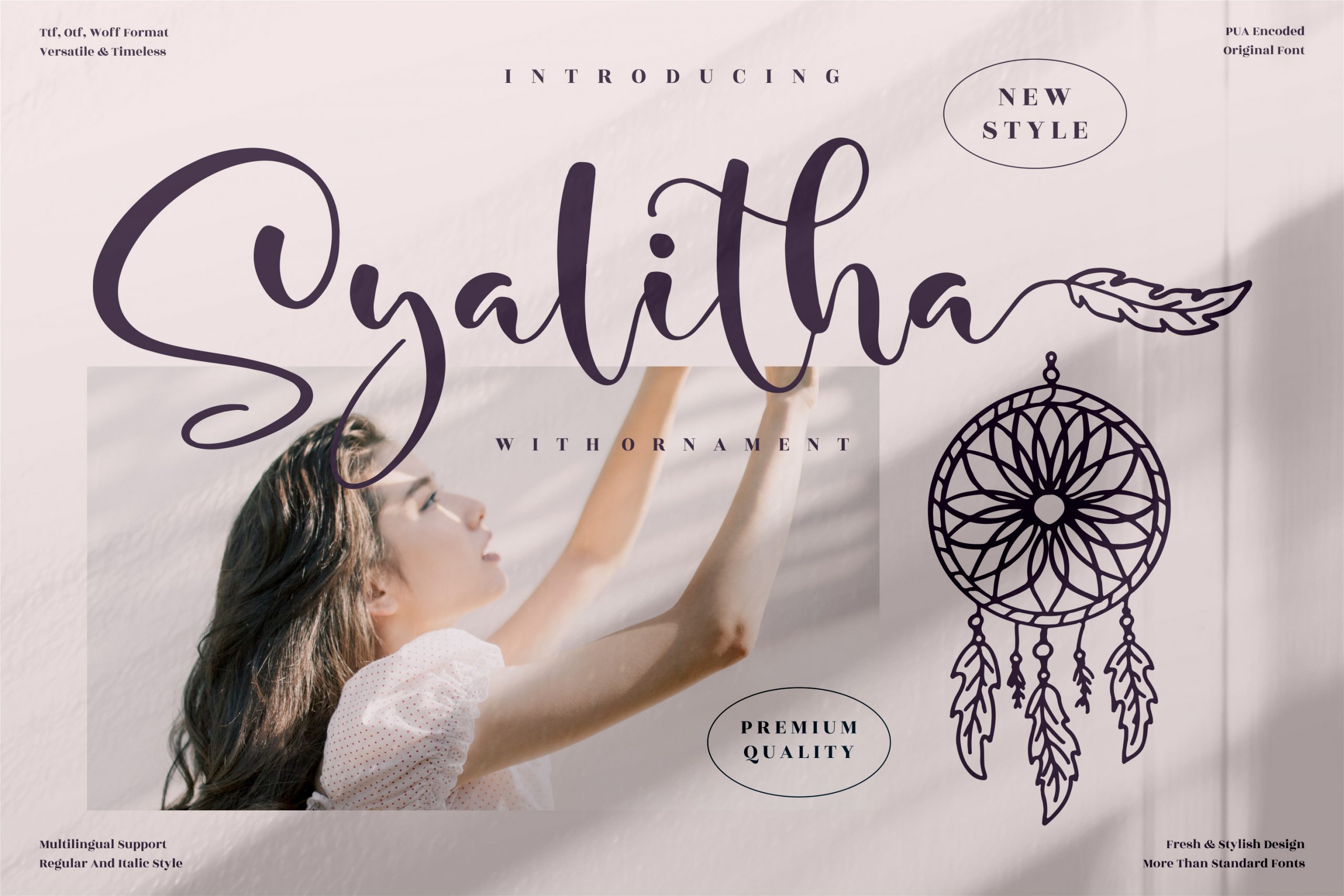 Syalitha Script Font