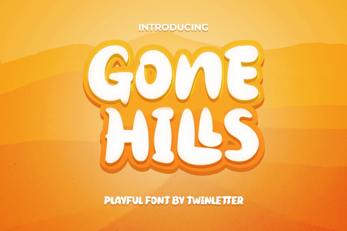 Gone Hills Display Font