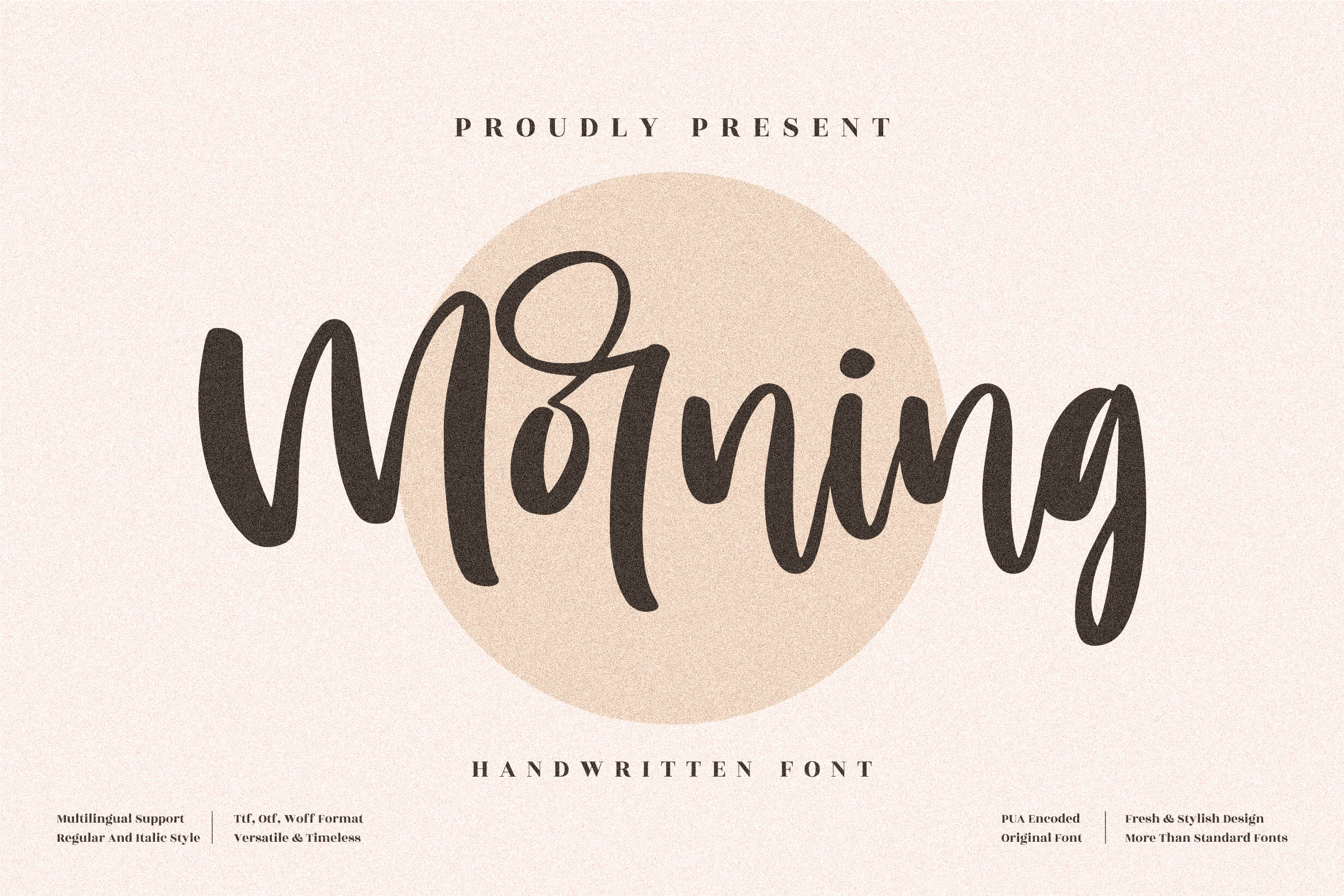 Morning Script Font