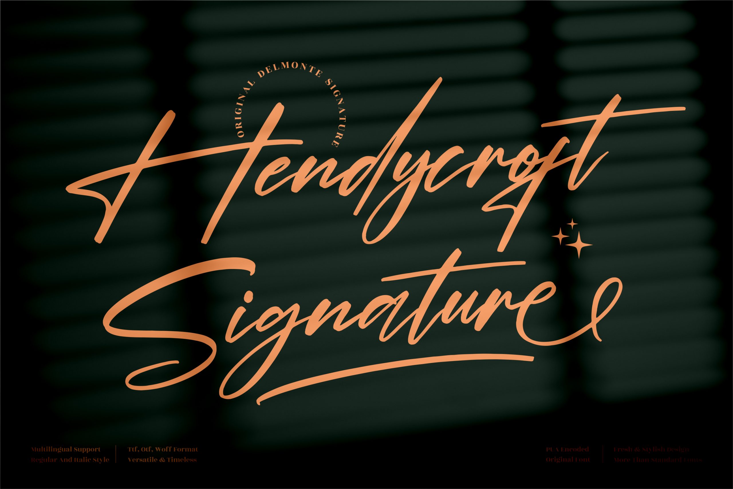 Hendycroft Signature Script Font