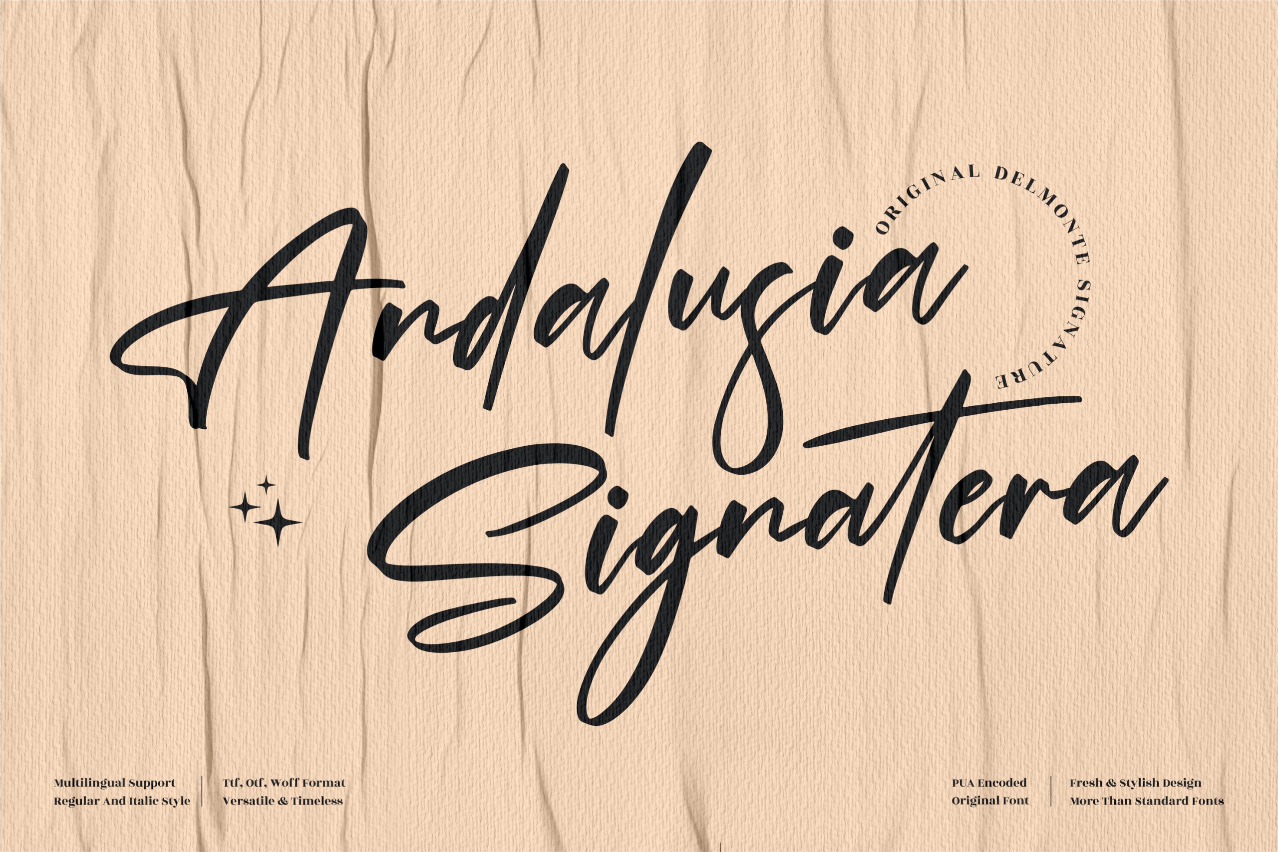 Andalusia Signatera Script Font