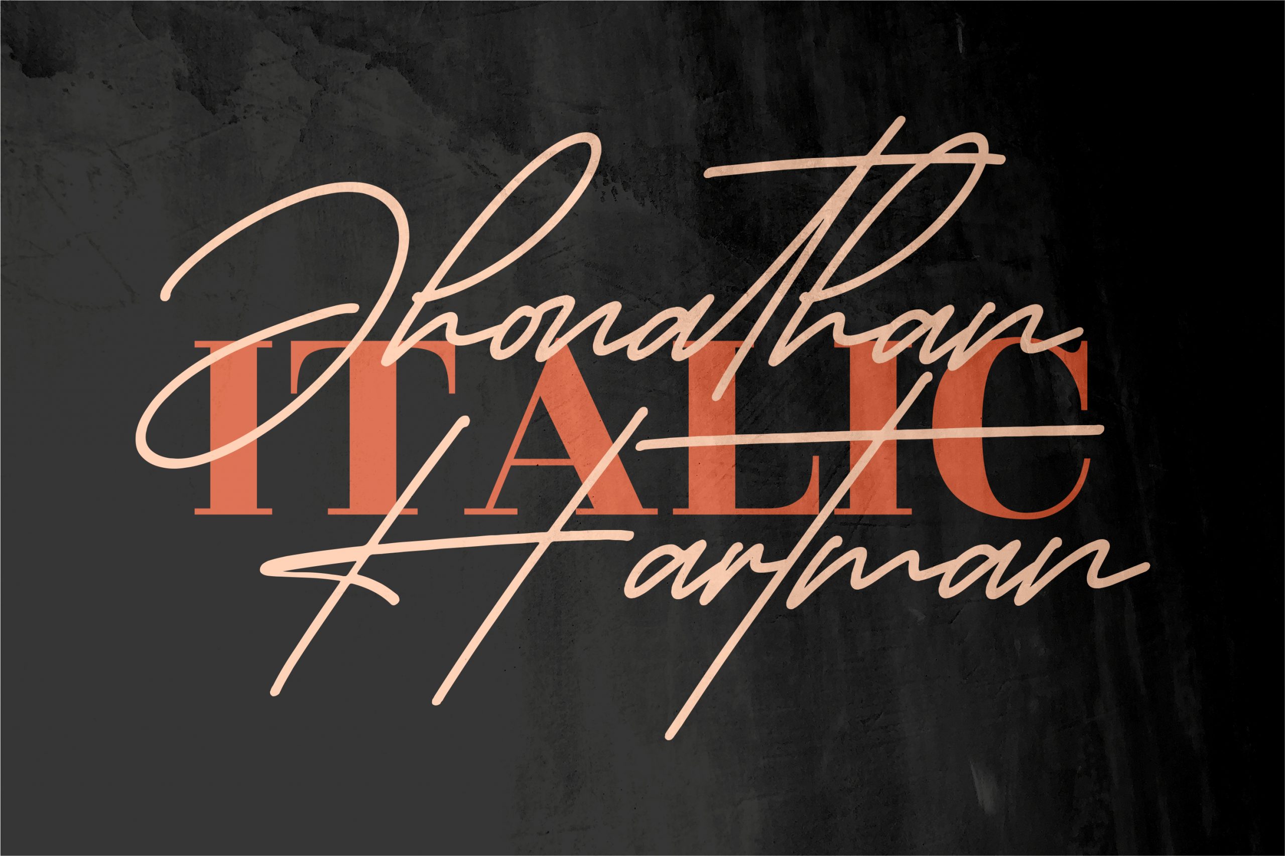 Jhonathan Hartman Font preview image 2