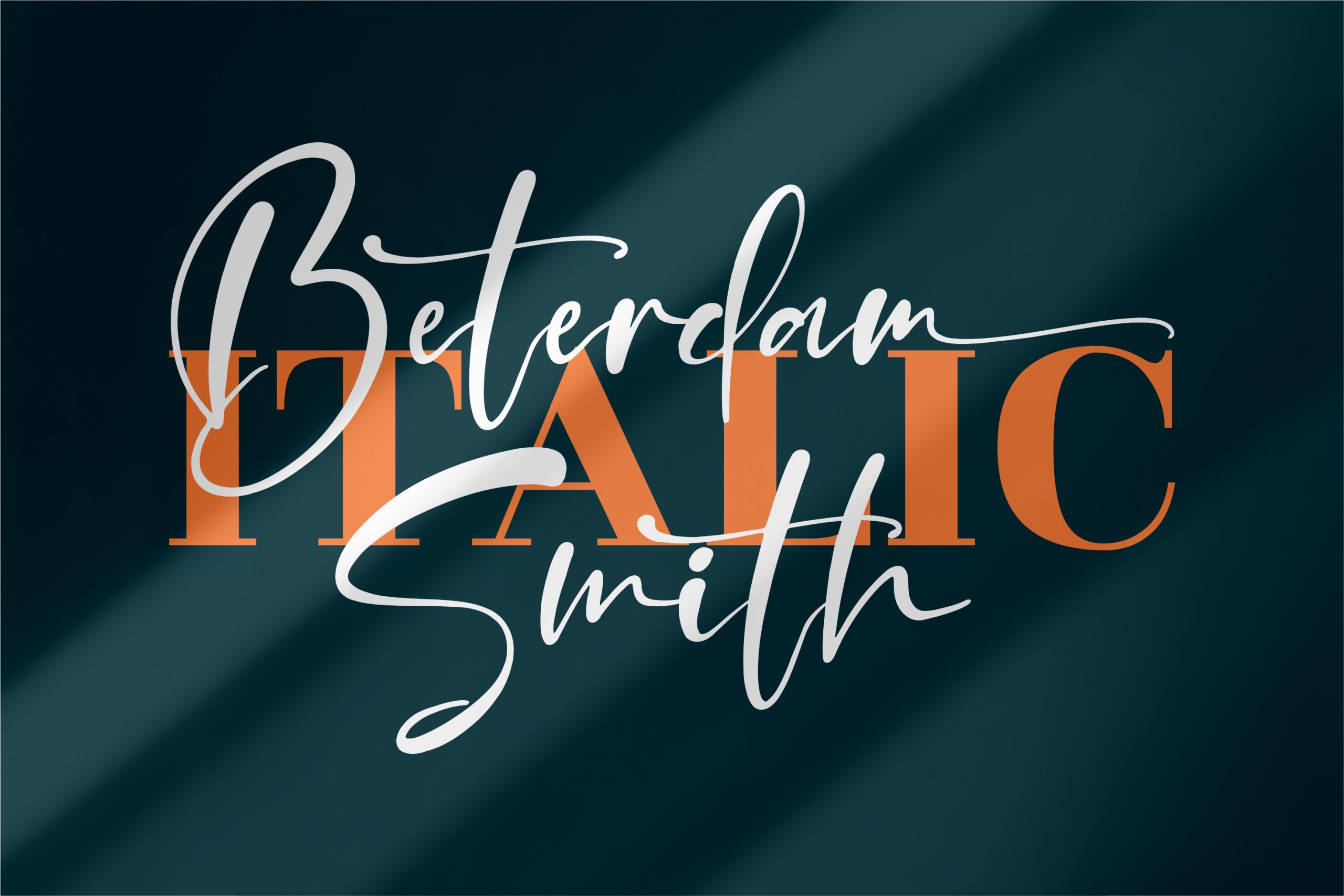 Beterdam Smith Font preview image 2