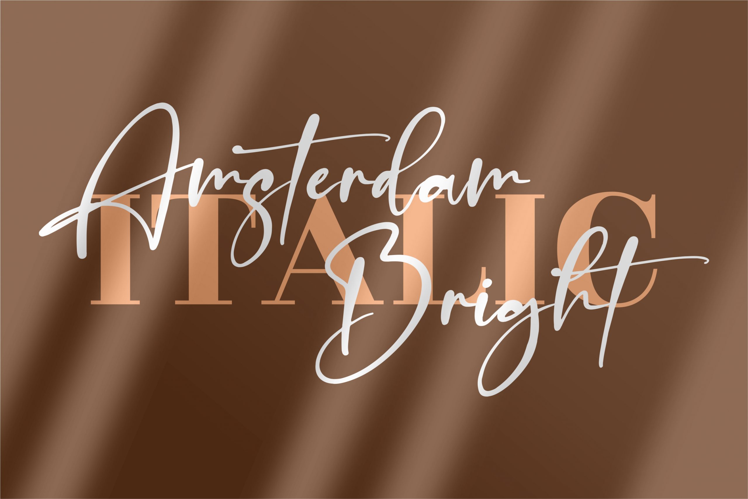 Amsterdam Bright Font preview image 2