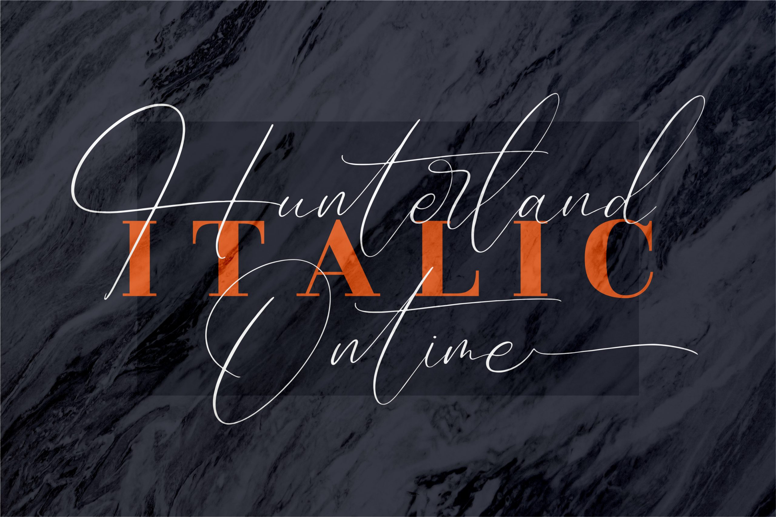 Hunterland Ontime Font preview image 2
