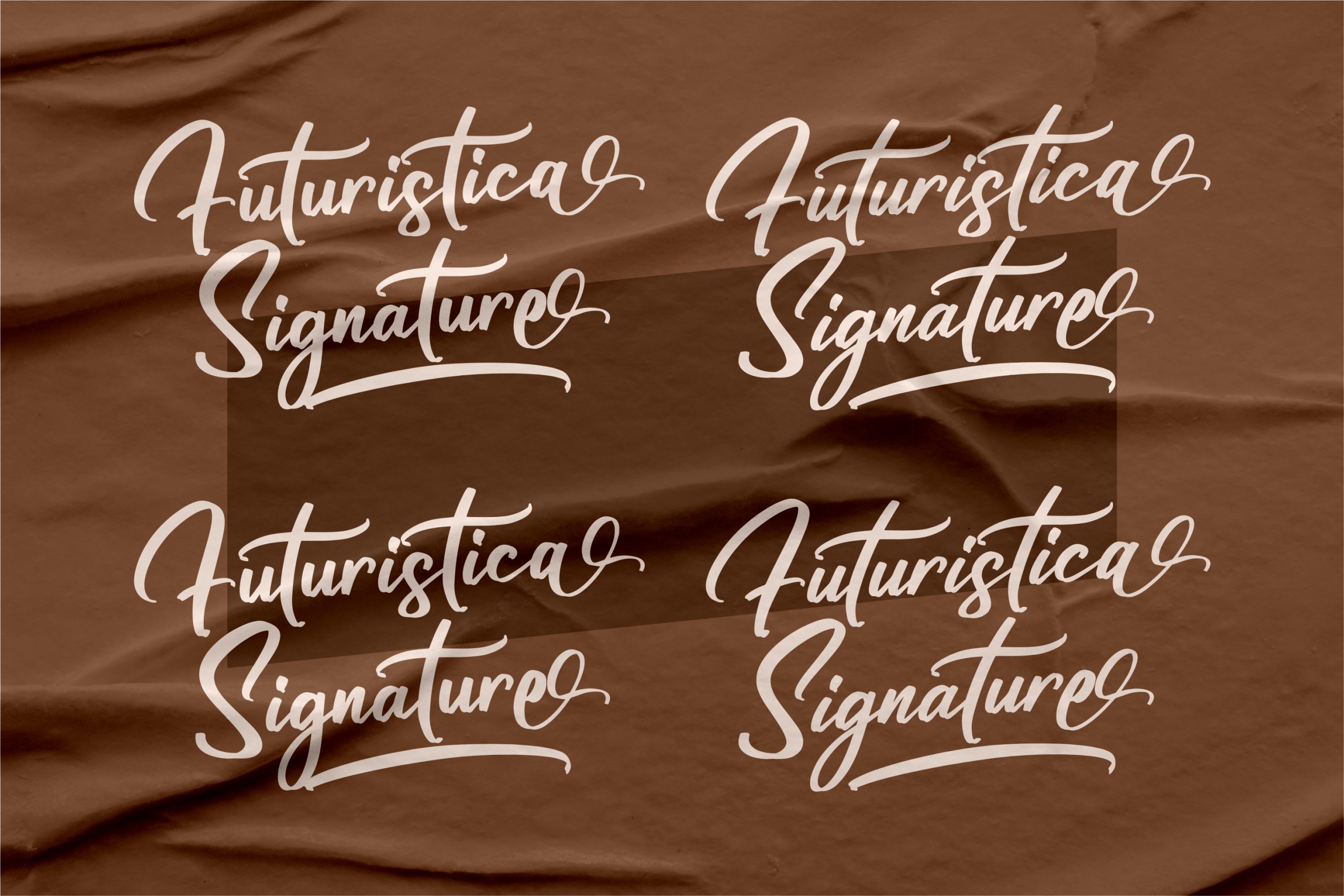 Futuristica Signature Font preview image 2