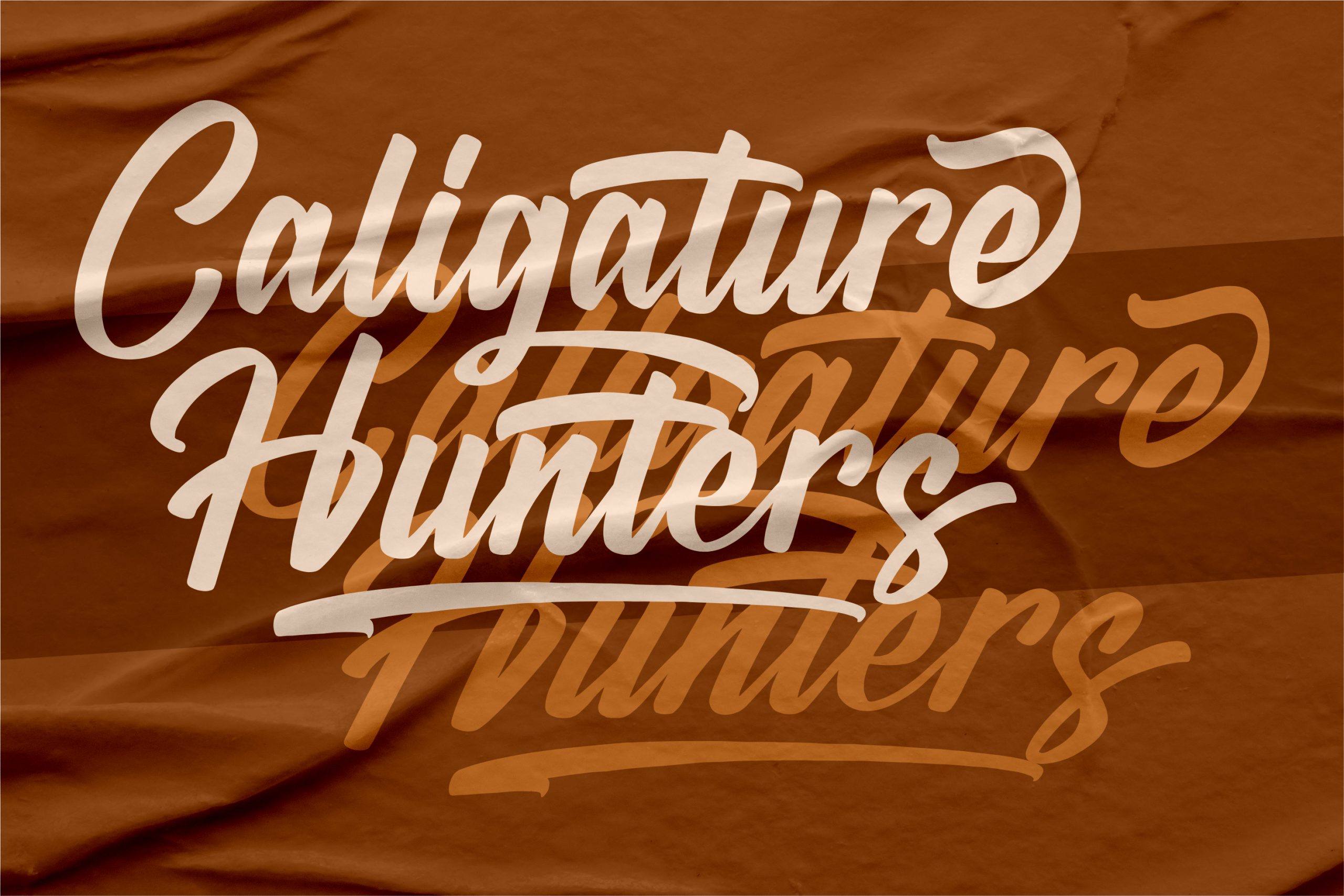 Caligature Hunters Font preview image 2