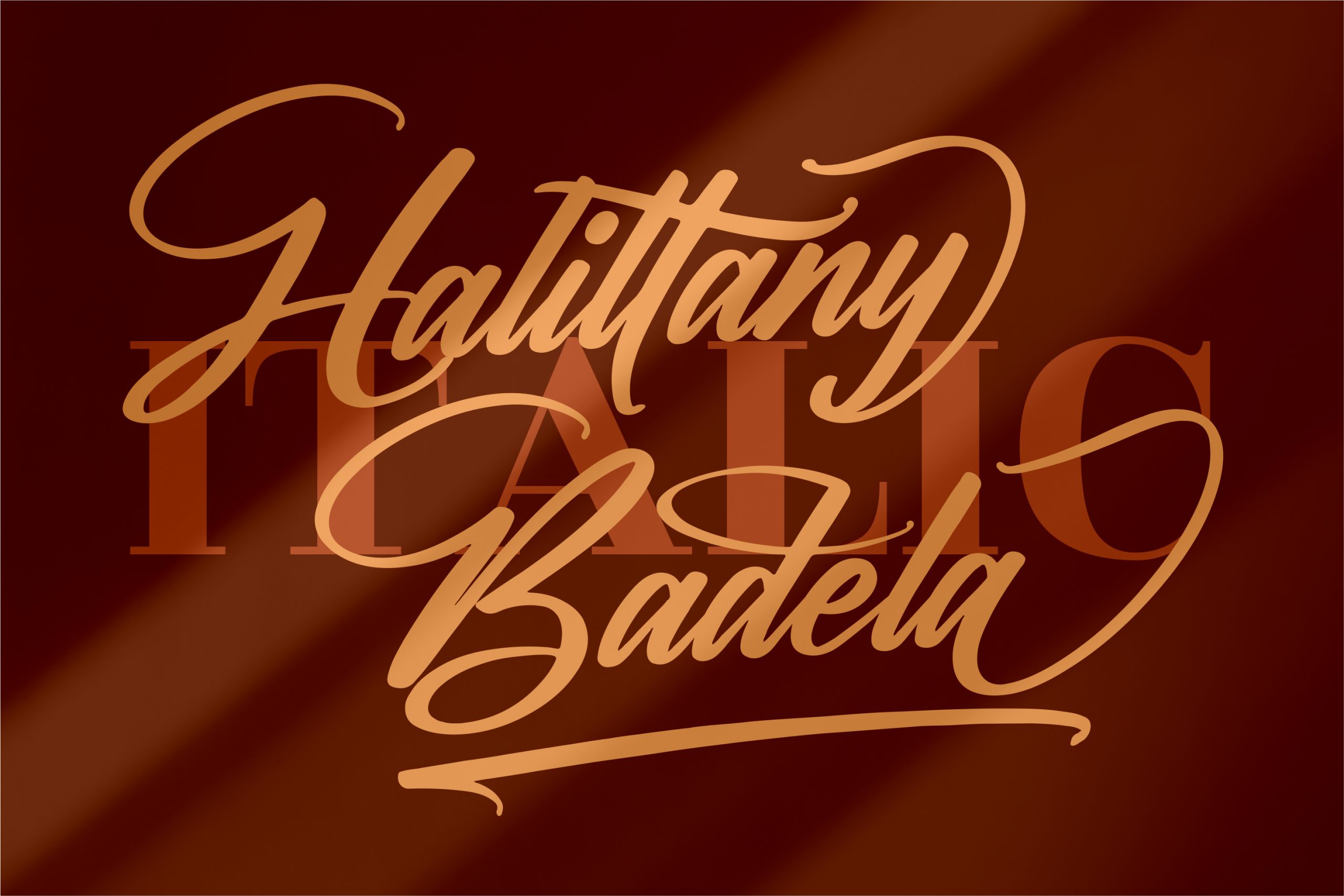 Halittany Badela Font preview image 2