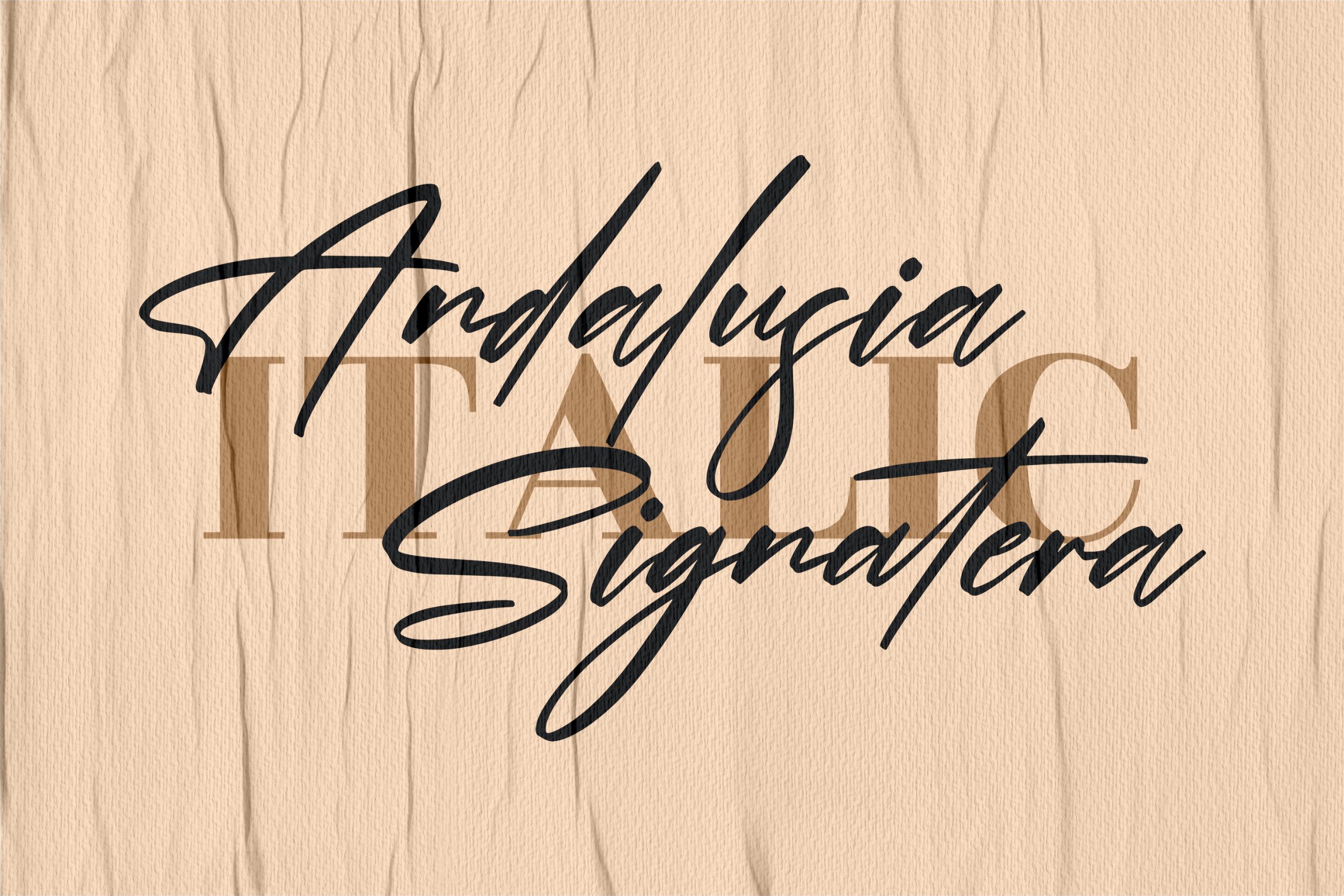 Andalusia Signatera Font preview image 2