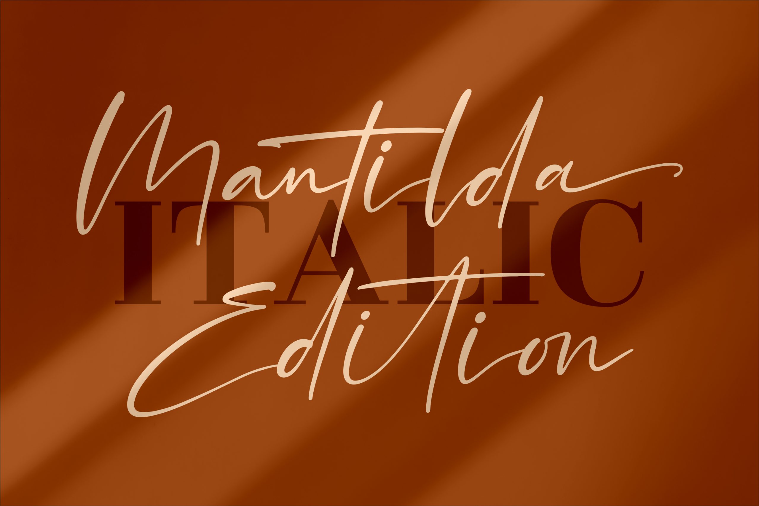 Mantilda Edition Font preview image 2