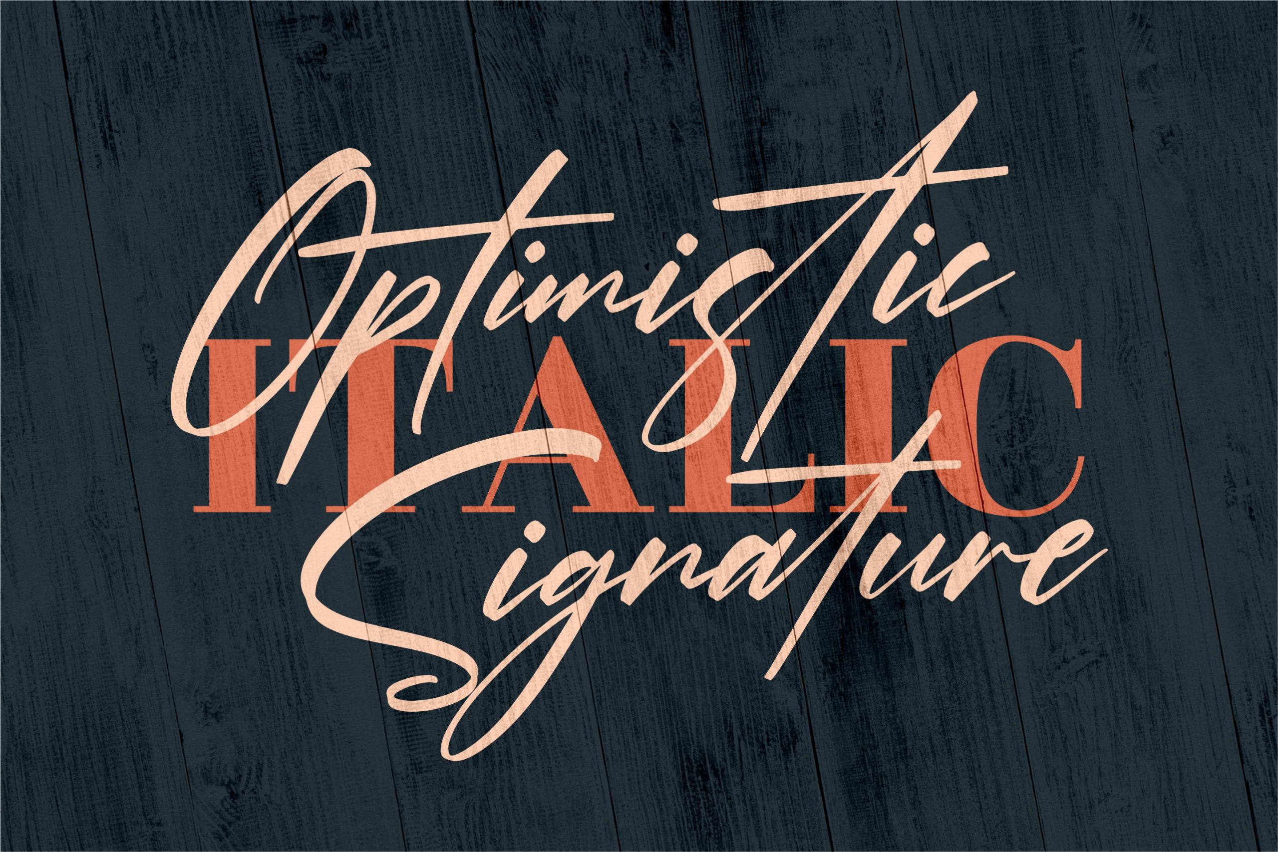 Optimistic Signature Font preview image 2
