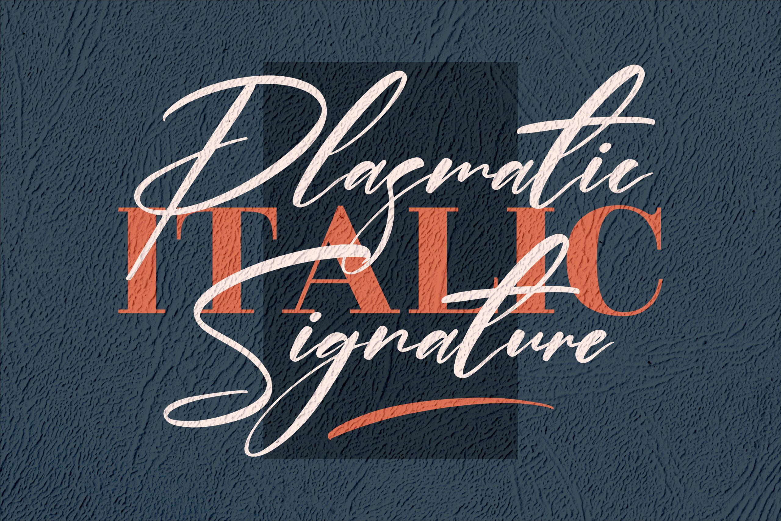 Plasmatic Signature Font preview image 2