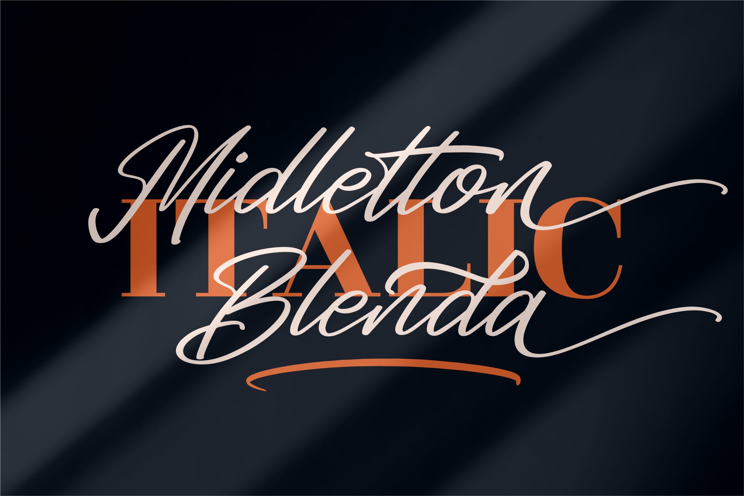 Midletton Blenda Font preview image 2
