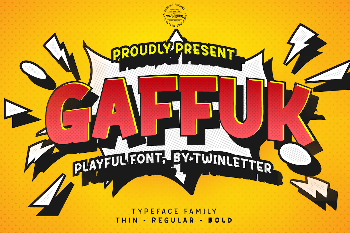 Gaffuk Display Font