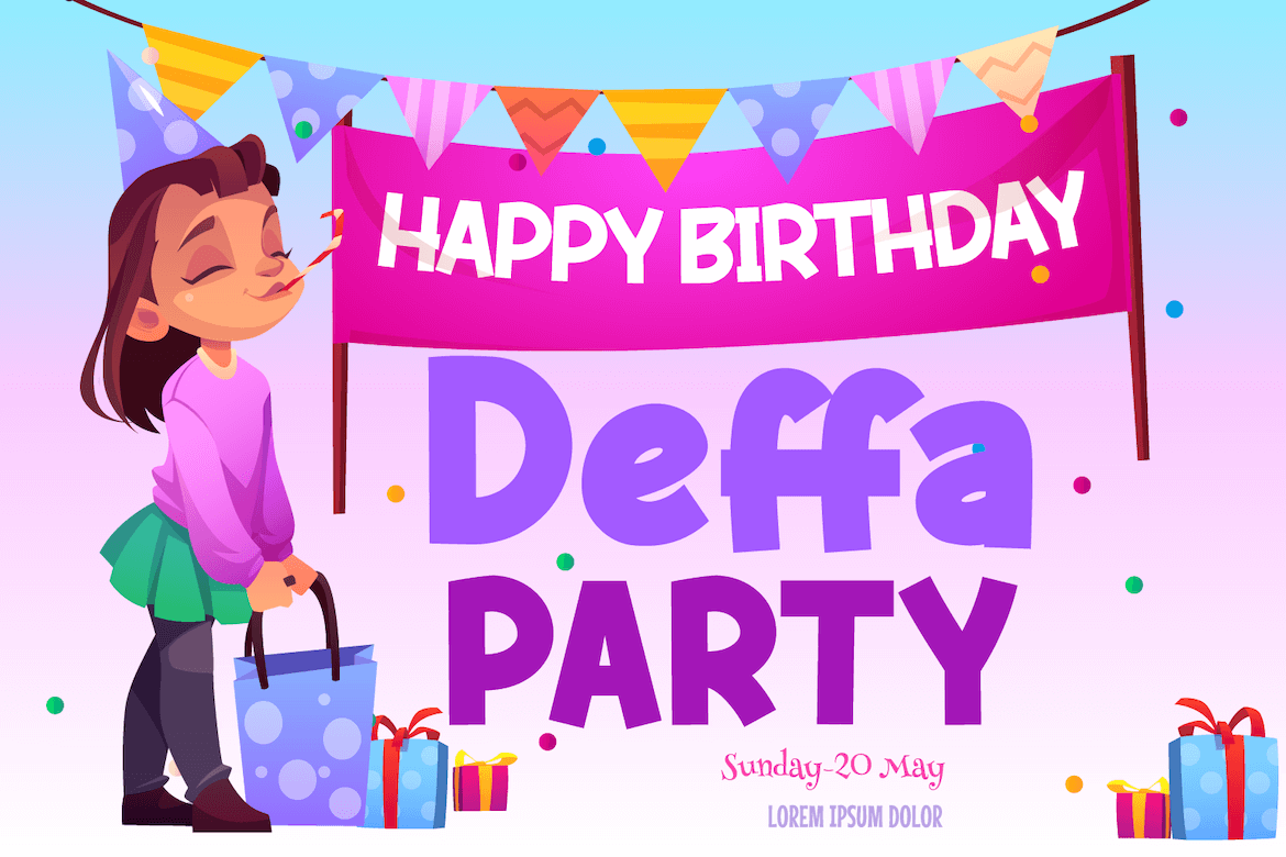 Gaffuk Font preview image 3