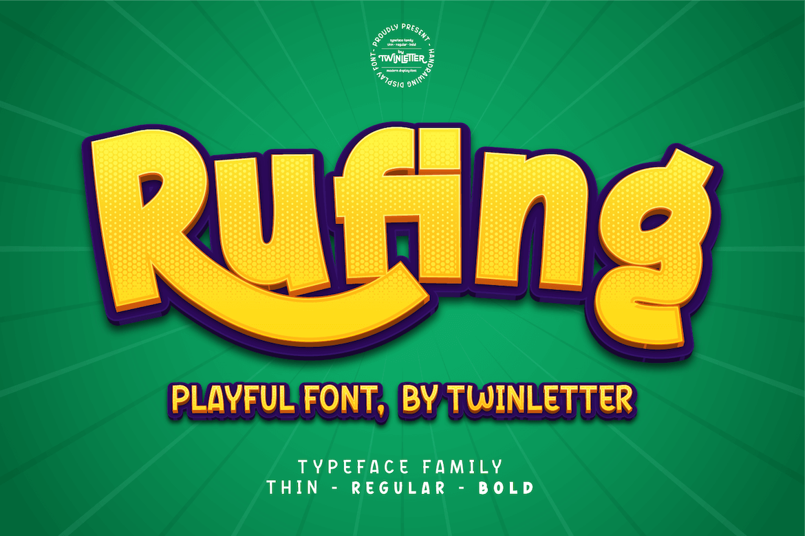 Rufing Display Font