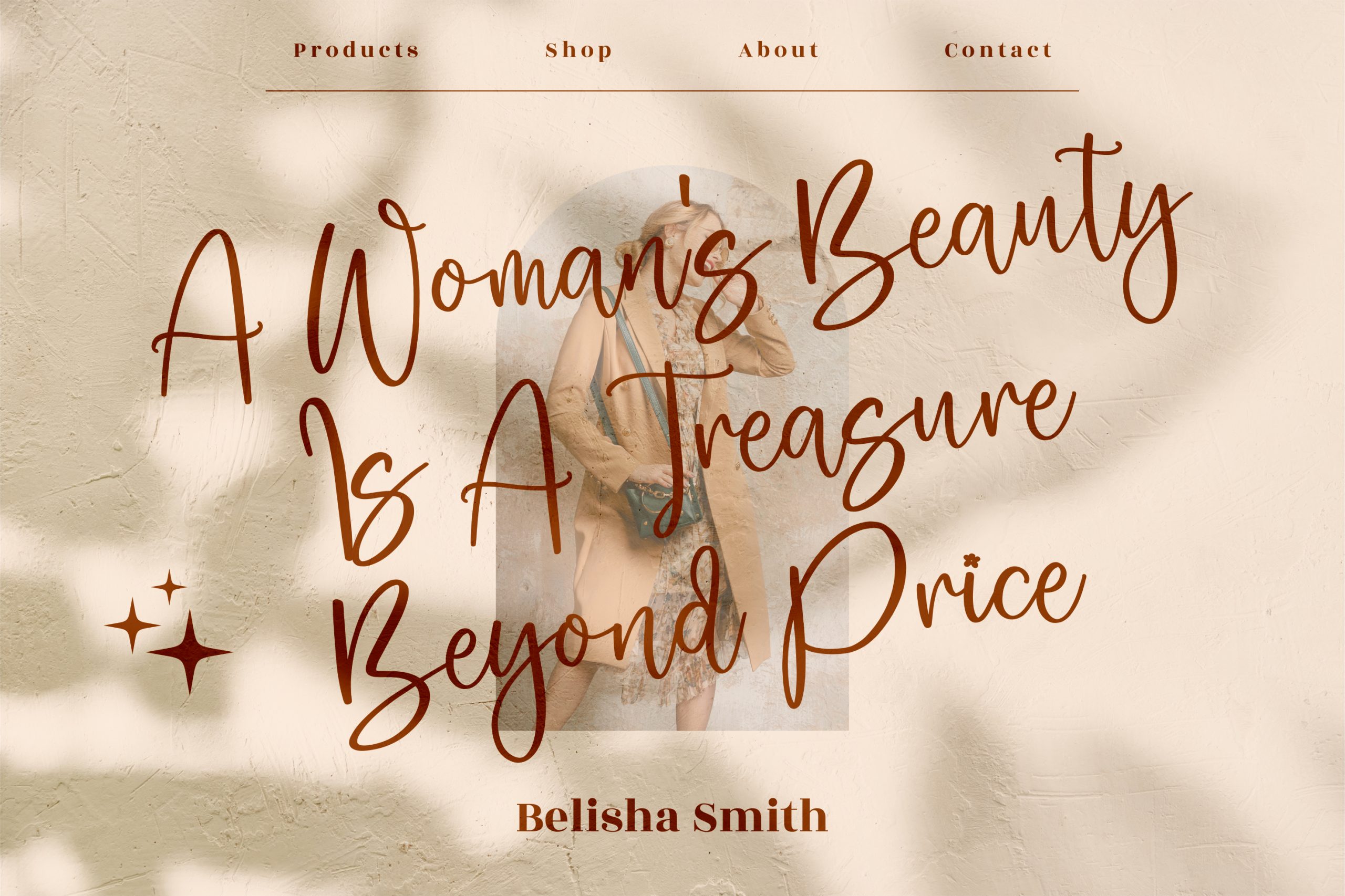 Safira Brown Font preview image 3