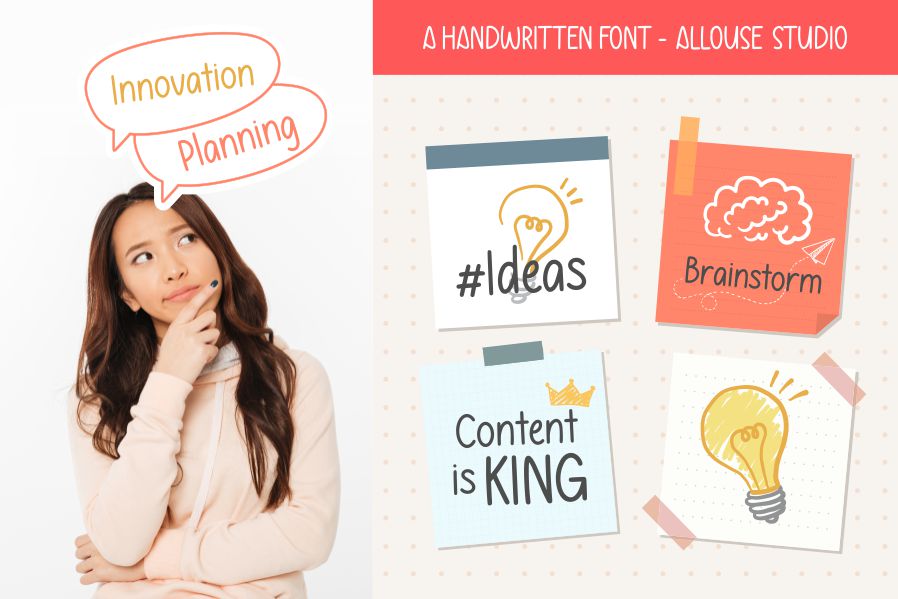 Joynoted Font preview image 3